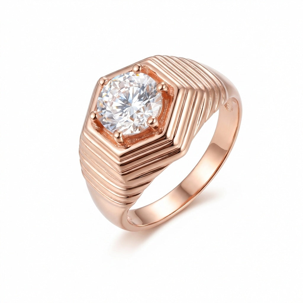 Esme Ring - ציפוי זהב אדום 14K