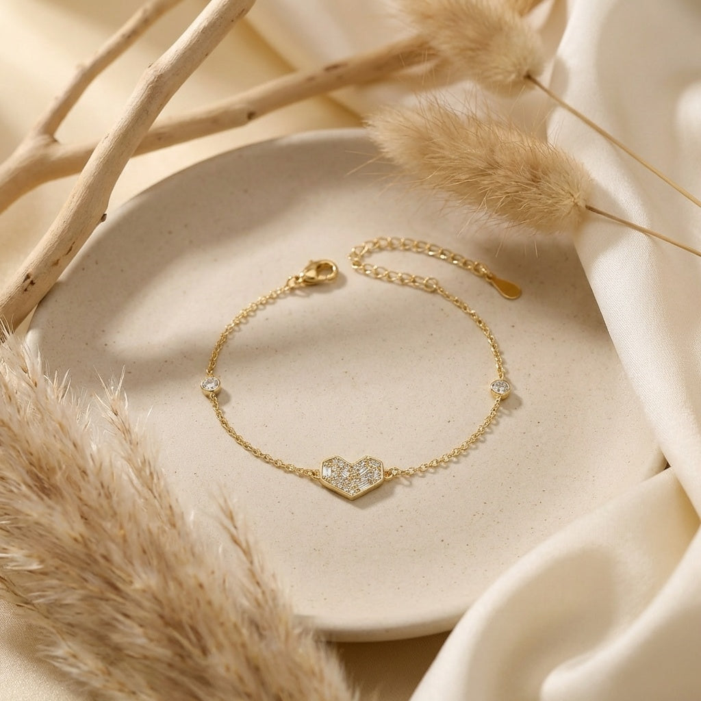 Lexi Bracelet - ציפוי זהב 14K