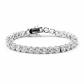 Mila Tennis Bracelet (4mm) - כסף אמיתי 925