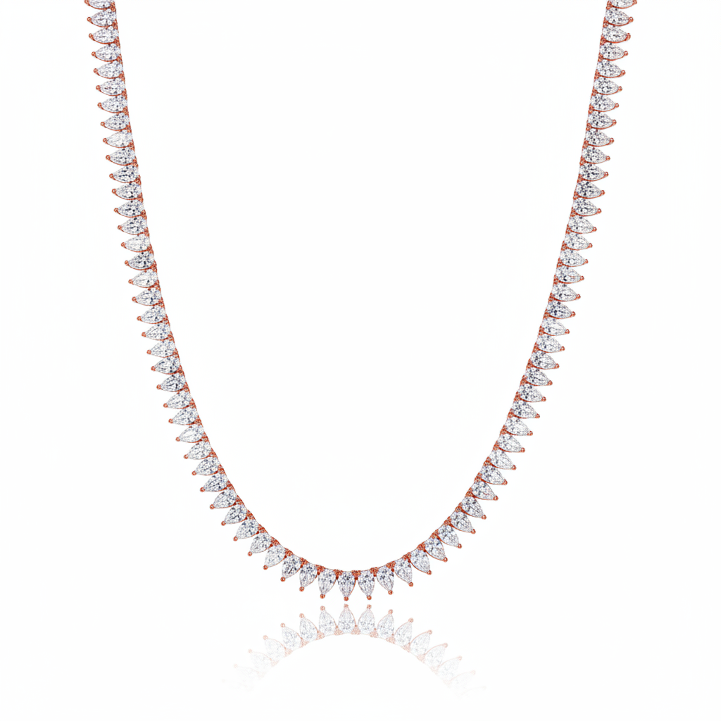 Billie Necklace - ציפוי זהב אדום 14K