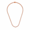 Luma Tennis Necklace - ציפוי זהב אדום 14K