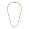 Lia Tennis Necklace - ציפוי זהב 14K