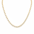 Amara Tennis Necklace - ציפוי זהב 14K