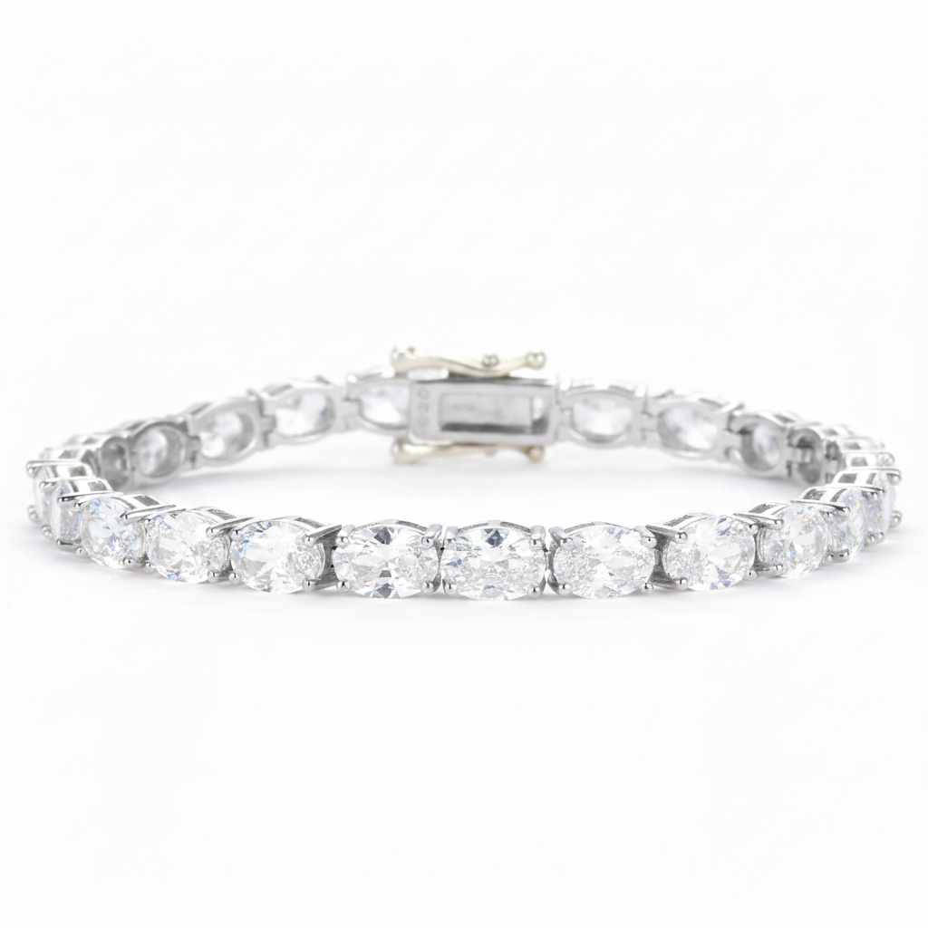 Mila Tennis Bracelet (5mm) - כסף אמיתי 925