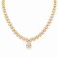 Noya Tennis Necklace - ציפוי זהב 14K