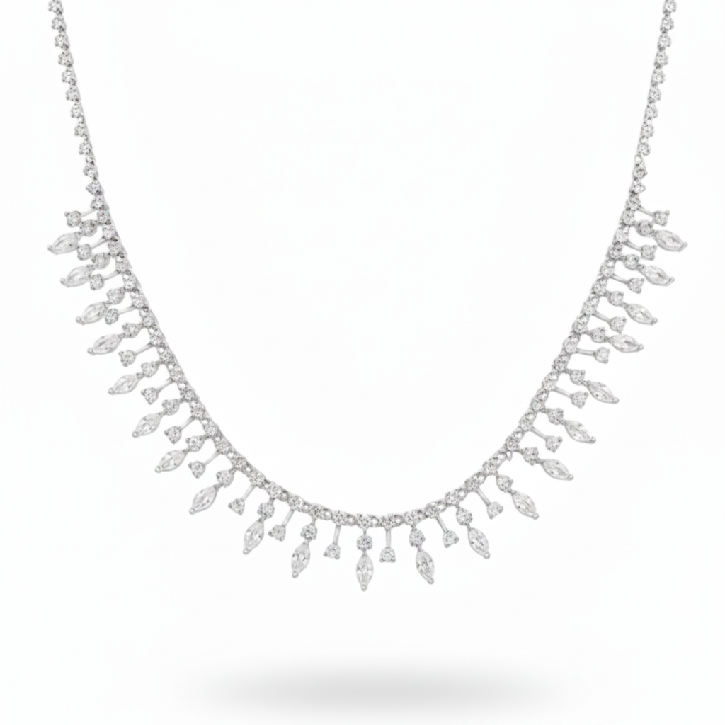 Cleo Necklace - כסף אמיתי 925