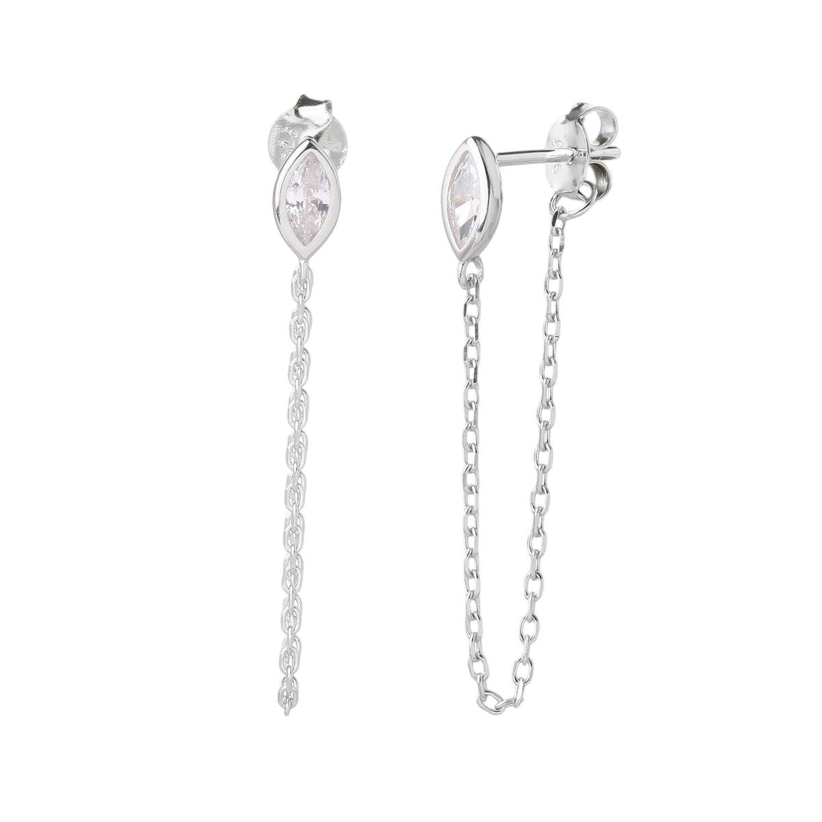 Alma Earrings - כסף אמיתי 925