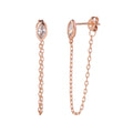 Alma Earrings - ציפוי זהב אדום 14K