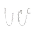 Nell Earrings - כסף אמיתי 925