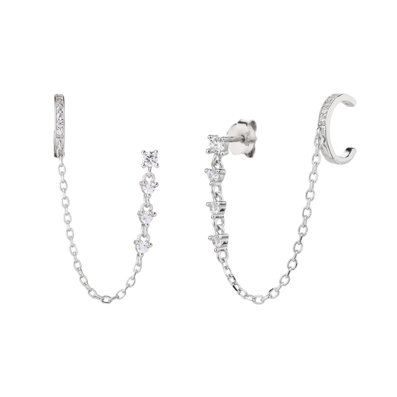 Nell Earrings - כסף אמיתי 925