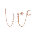 Nell Earrings - ציפוי זהב אדום 14K