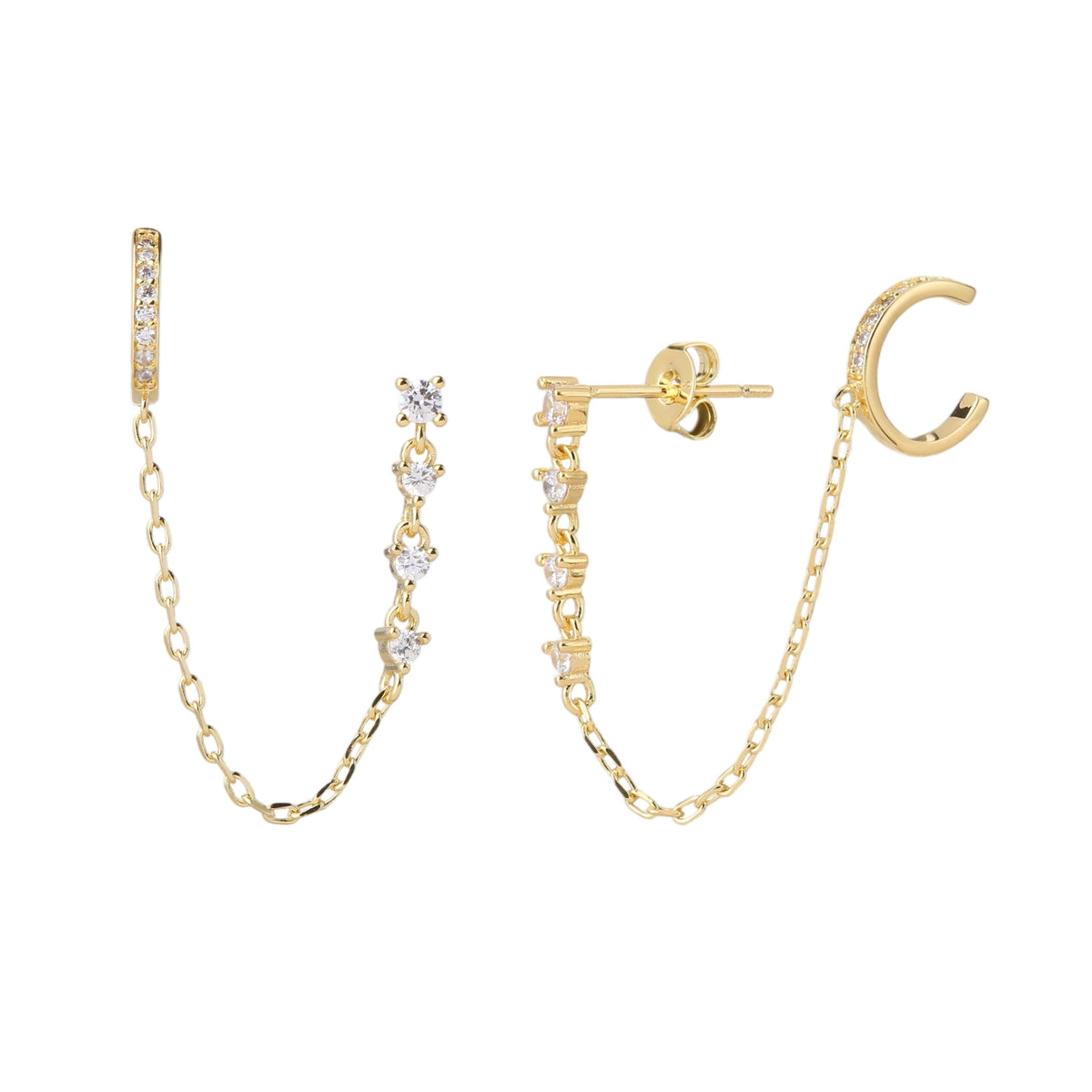 Nell Earrings - ציפוי זהב 14K