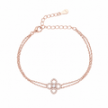 Lyra Bracelet- ציפוי זהב אדום 14K