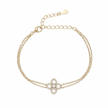 Lyra Bracelet- ציפוי זהב 14K