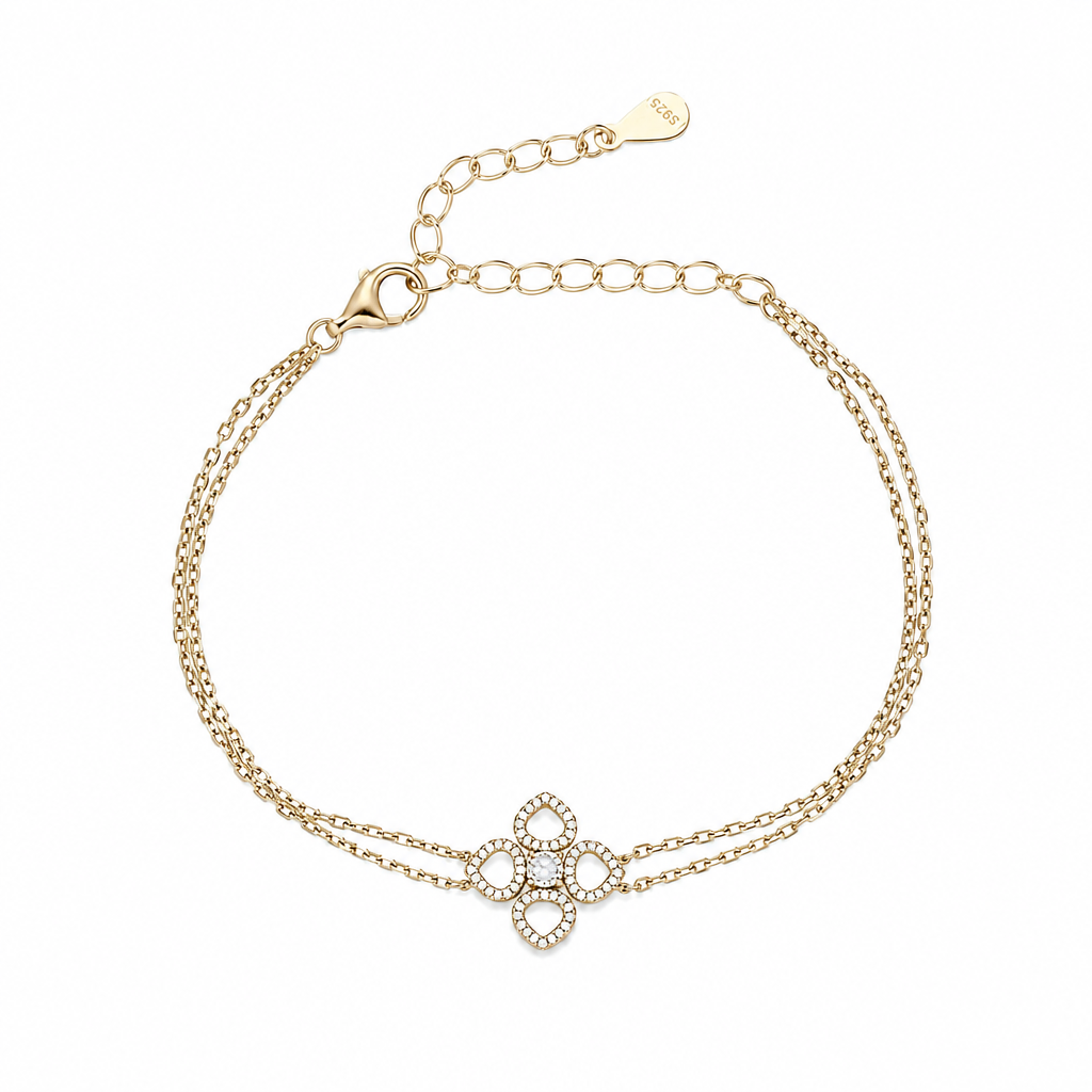 Lyra Bracelet- ציפוי זהב 14K