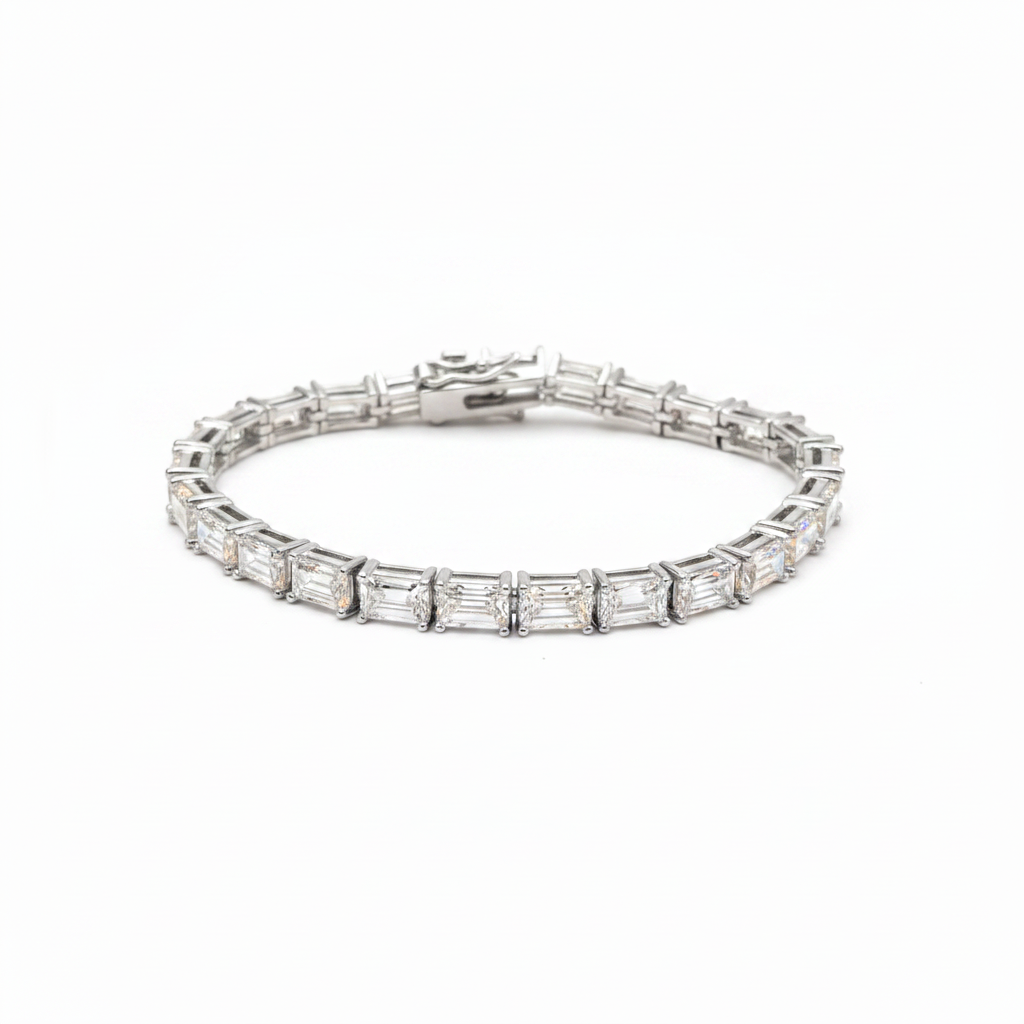 Mila Tennis Bracelet (6mm) - כסף אמיתי 925