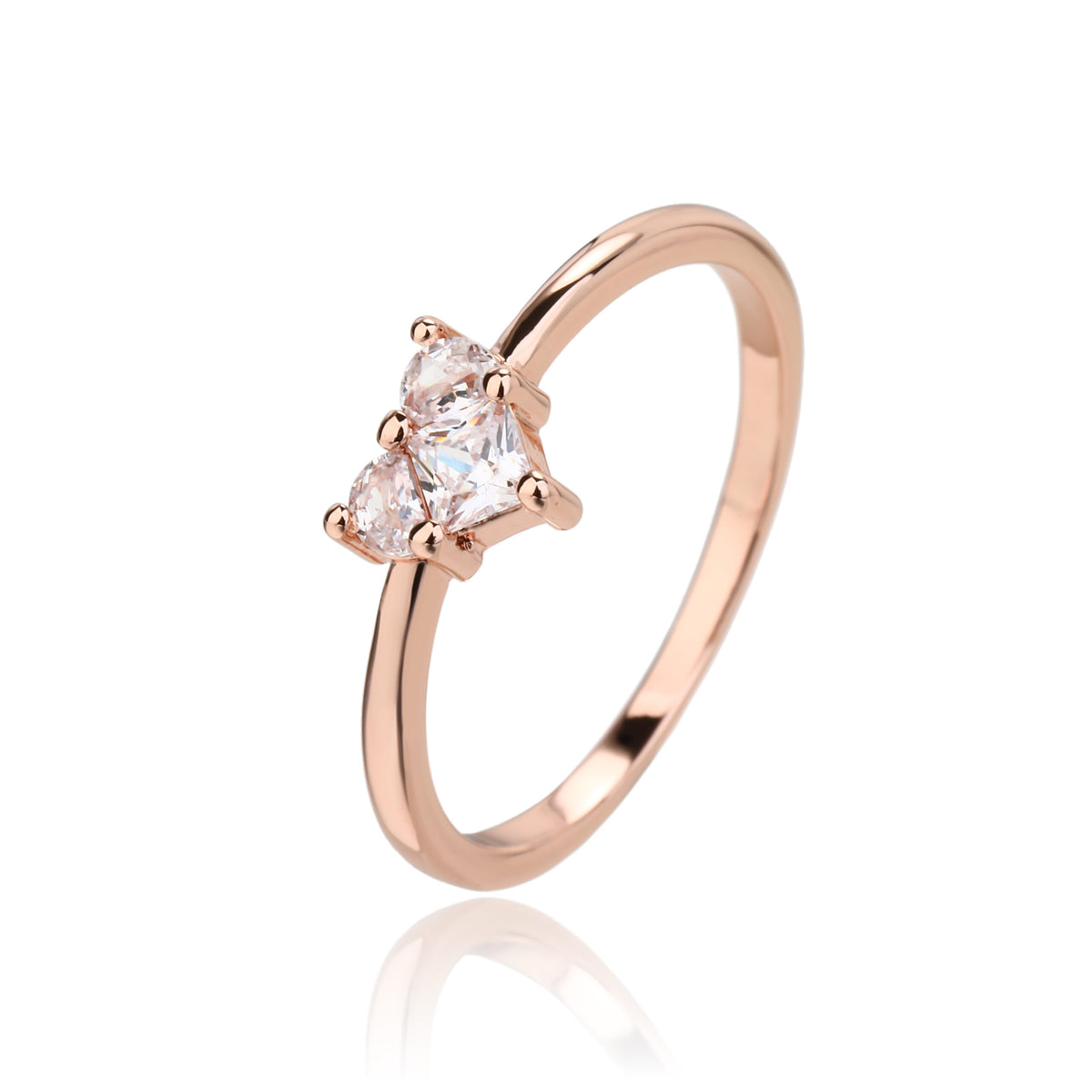 Diana Ring - ציפוי זהב אדום 14K