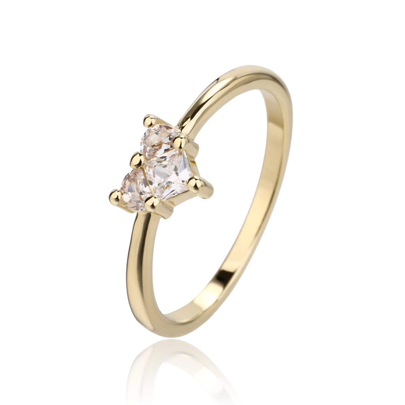 Diana Ring - ציפוי זהב 14K