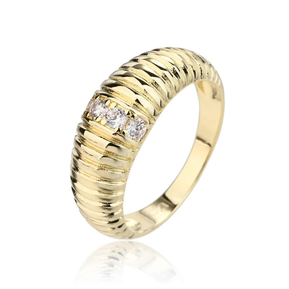 Kaia Ring - ציפוי זהב 14K