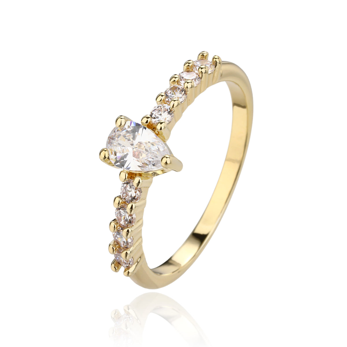 Rhea Ring - ציפוי זהב 14K