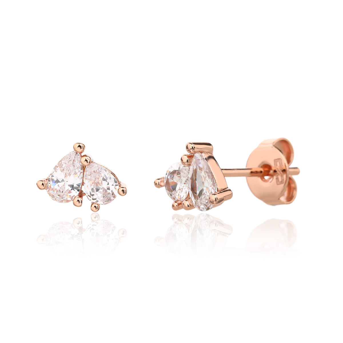 Romy Earrings - ציפוי זהב אדום 14K