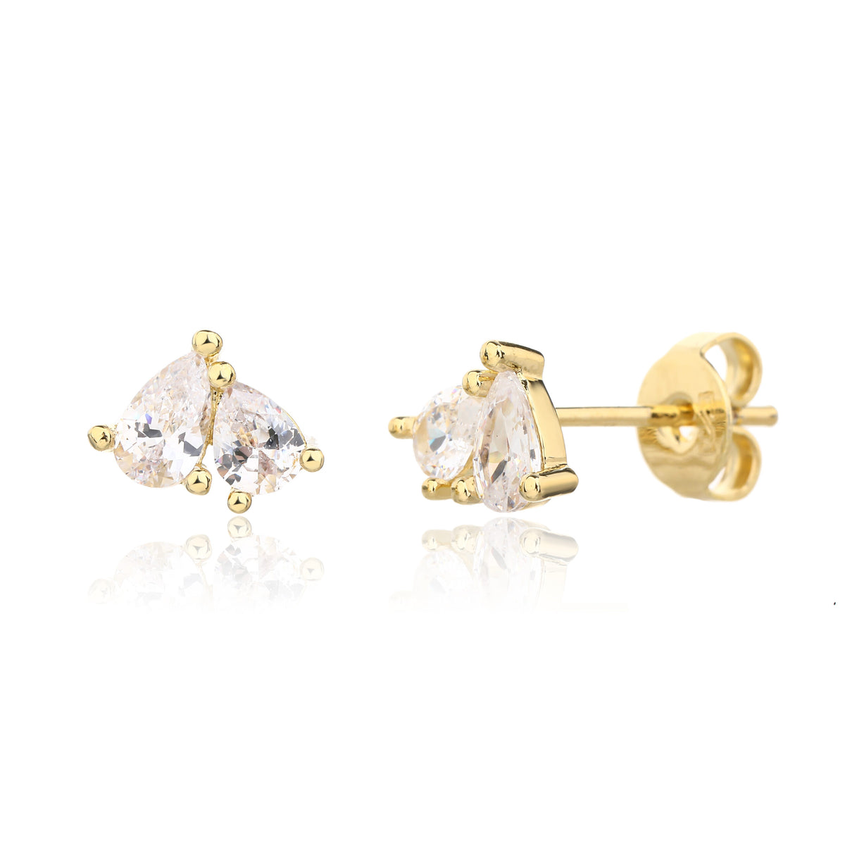 Romy Earrings - ציפוי זהב 14K