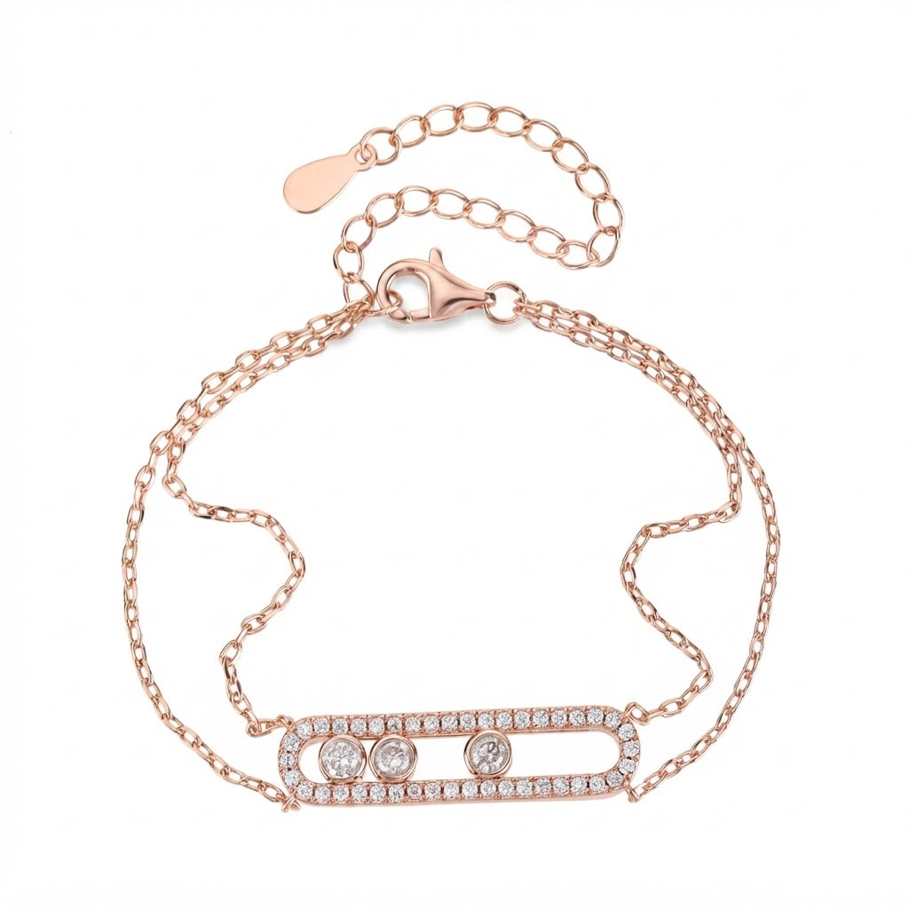 Vela Bracelet - ציפוי זהב אדום 14K