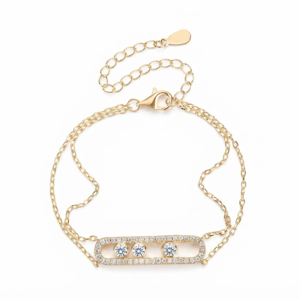Vela Bracelet - ציפוי זהב 14K