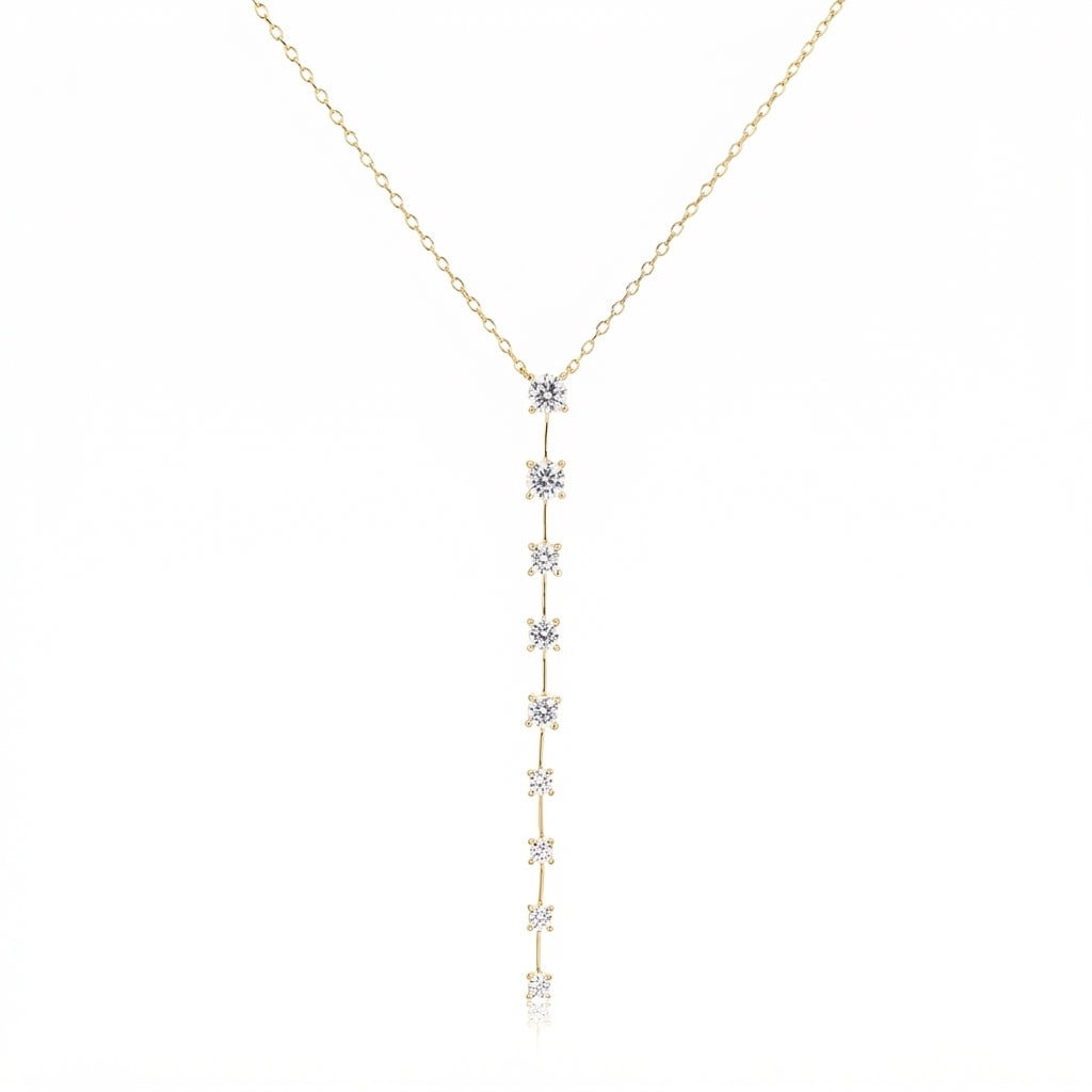 Aria Necklace - ציפוי זהב 14K
