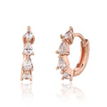 Ana Earrings - ציפוי זהב אדום 14K