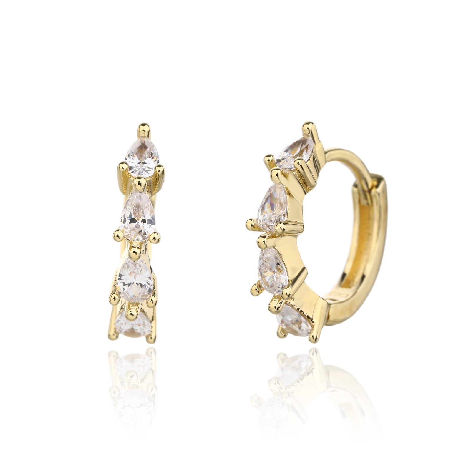 Ana Earrings - ציפוי זהב 14K