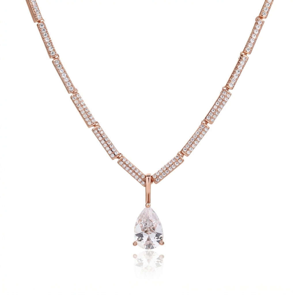 Sloane Necklace - ציפוי זהב אדום 14K
