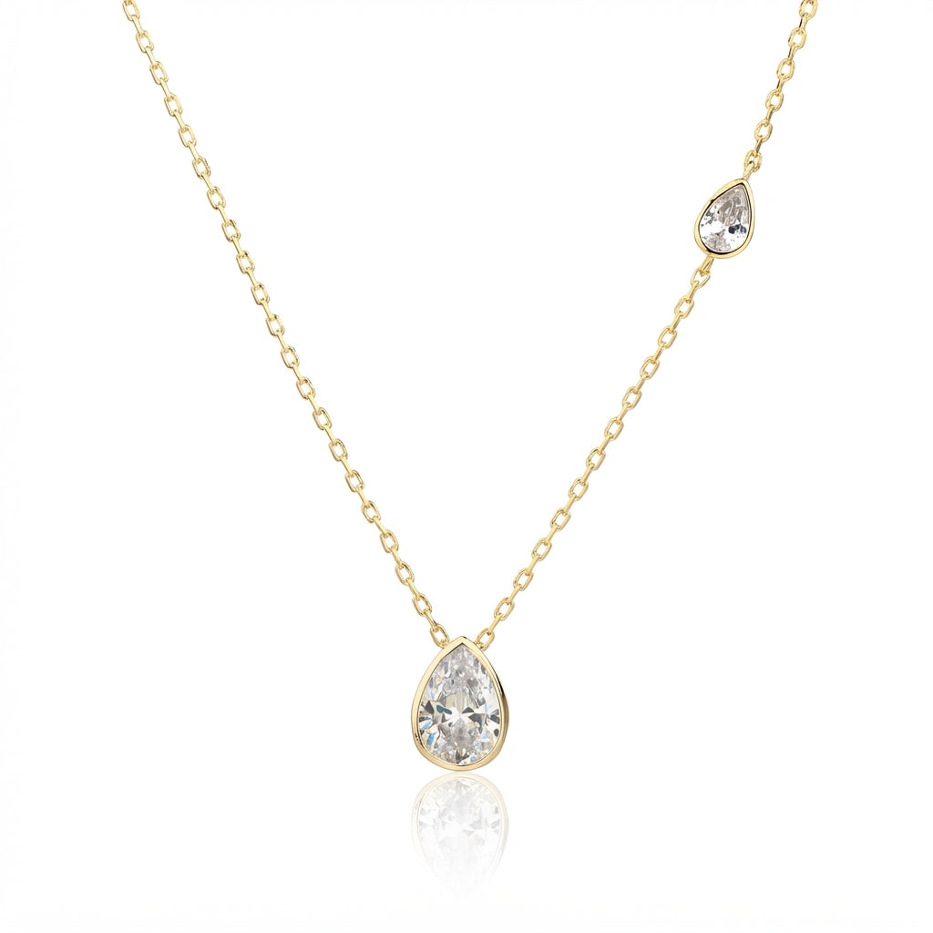 Elodie Necklace - ציפוי זהב 14K