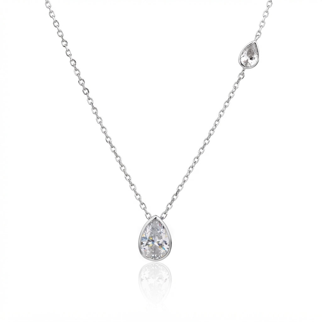 Elodie Necklace - כסף אמיתי 925