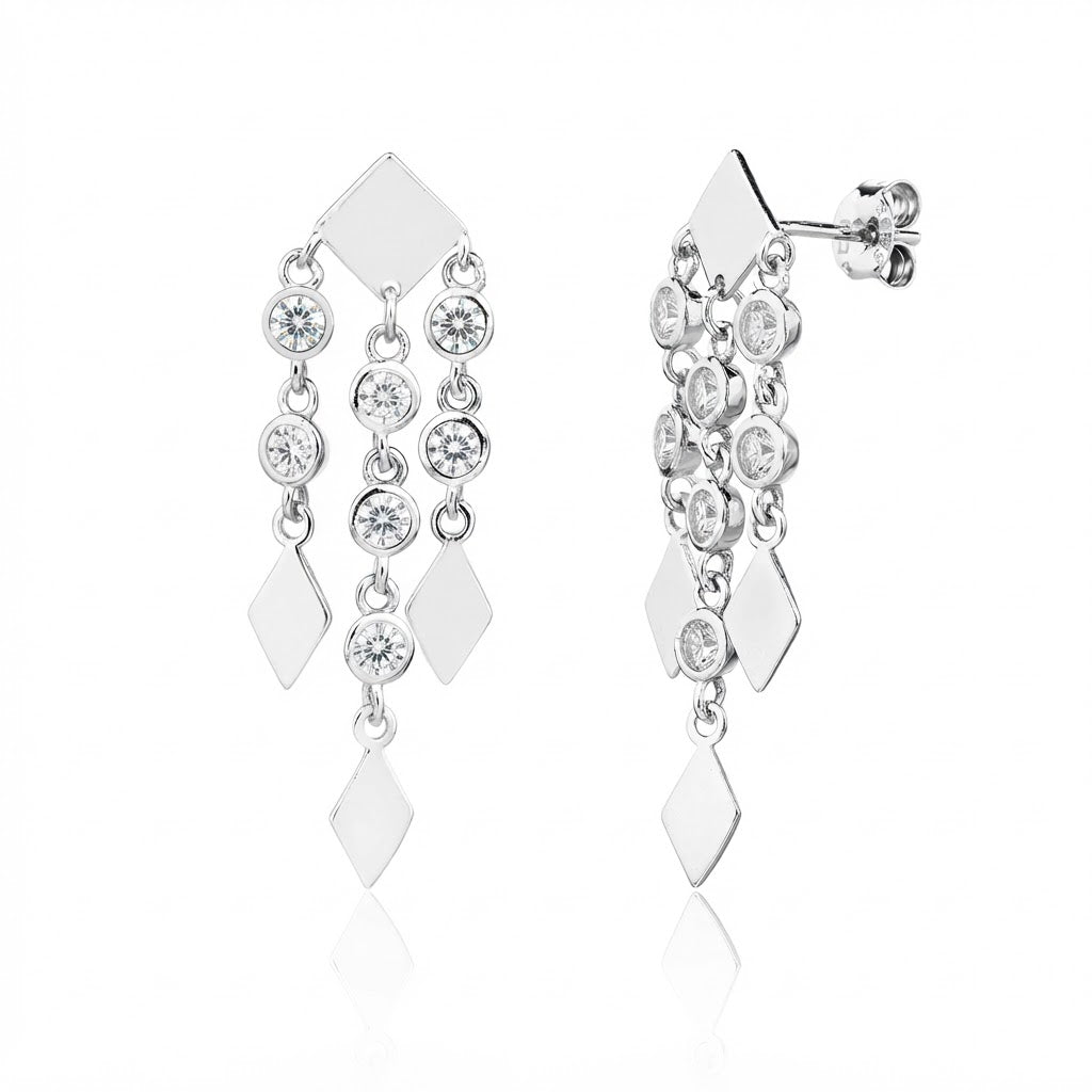 Zuri Earrings - כסף אמיתי 925