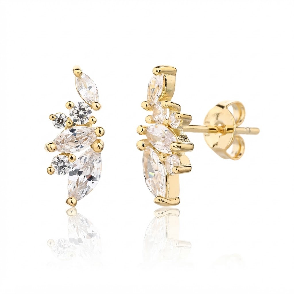 Sofia Earrings - ציפוי זהב 14K