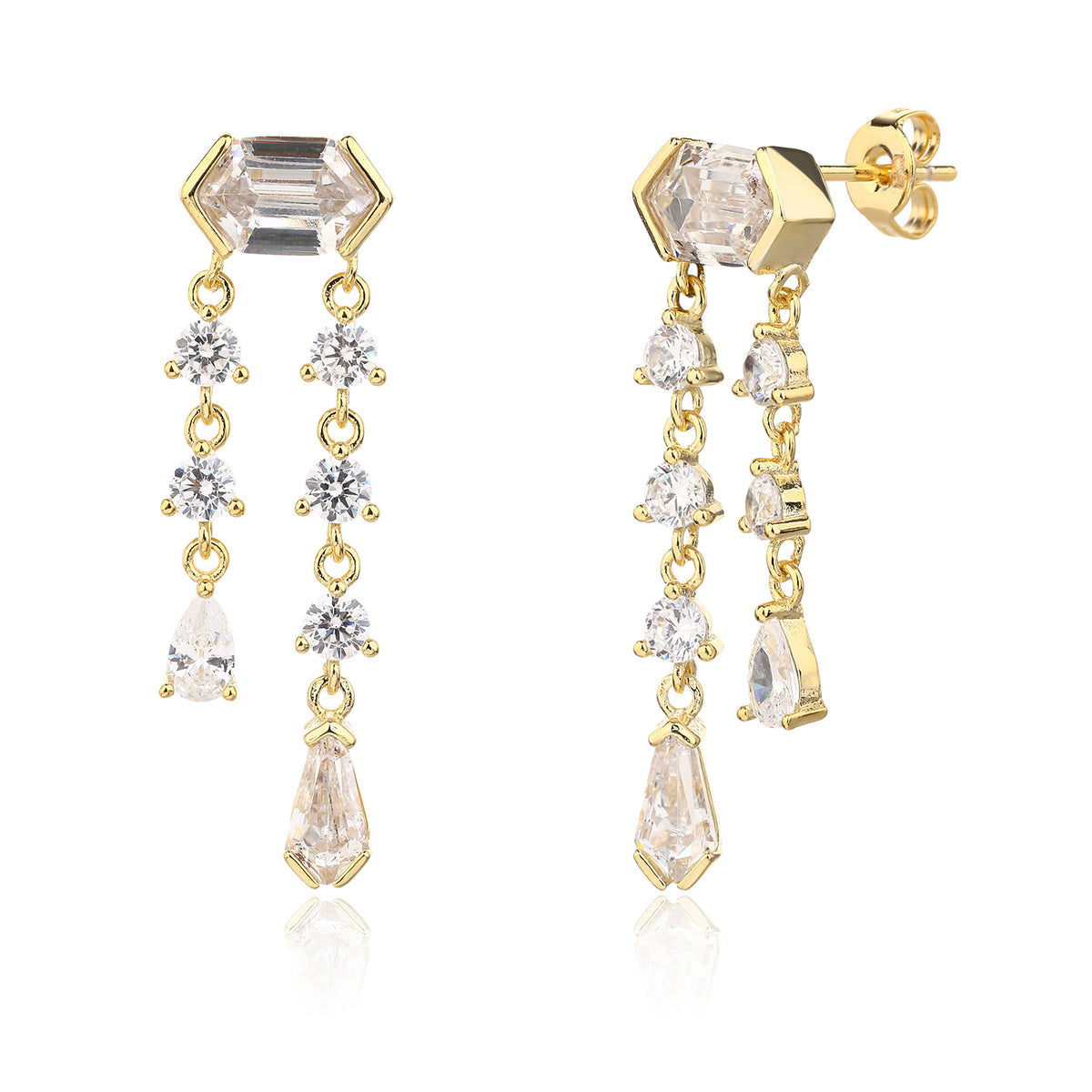 Maura Earrings - ציפוי זהב 14K