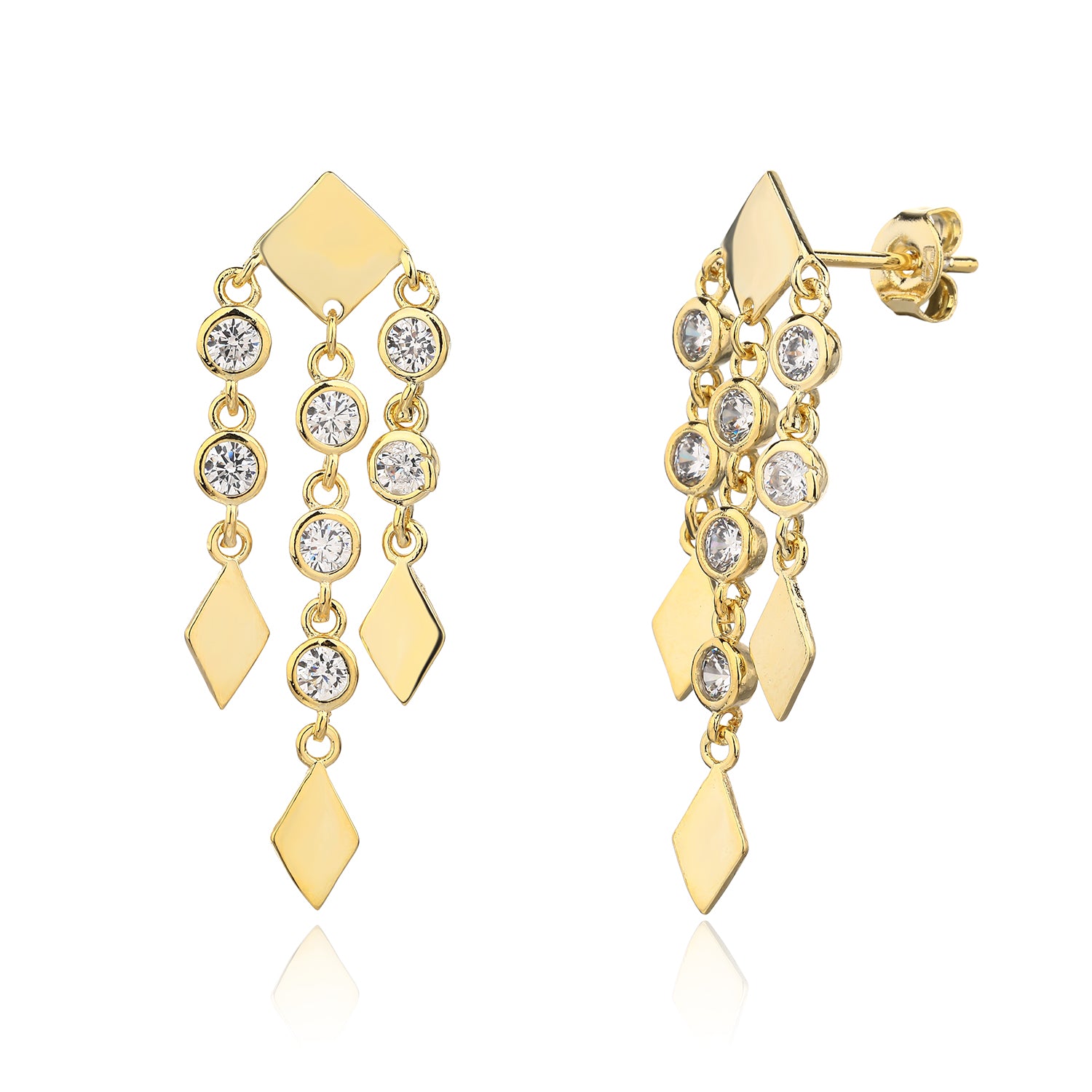 Zuri Earrings - ציפוי זהב 14K