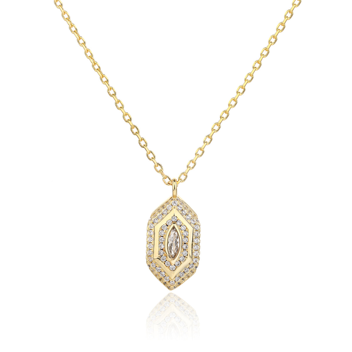 Sasha Necklace - ציפוי זהב 14K