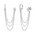 Gia Earrings - כסף אמיתי 925