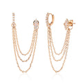 Gia Earrings - ציפוי זהב אדום 14K