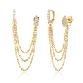 Gia Earrings - ציפוי זהב 14K