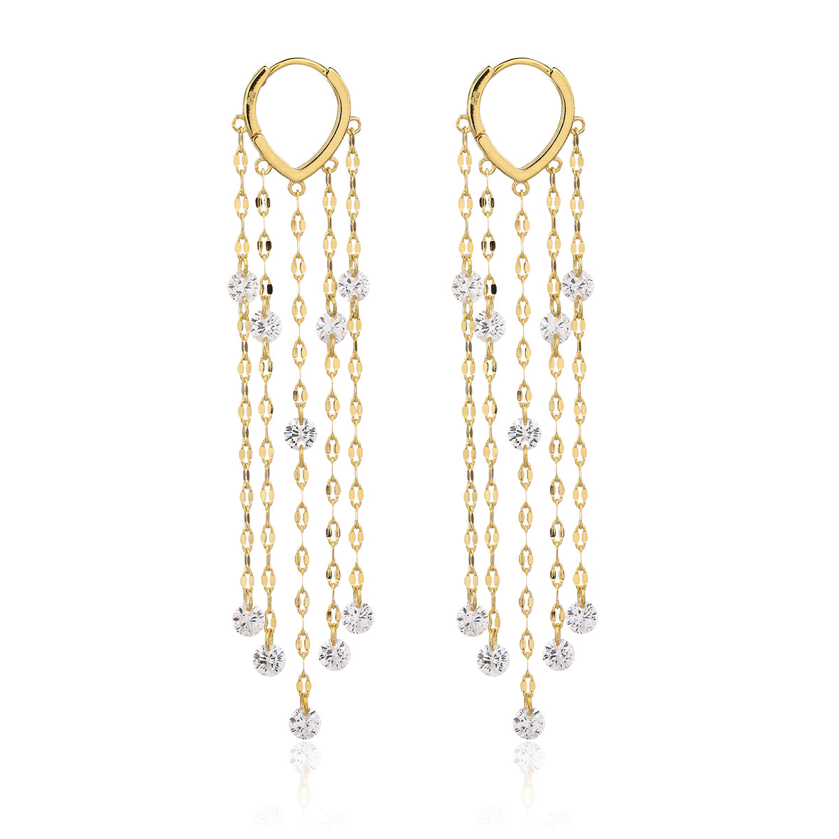 Camila Earrings - ציפוי זהב 14K