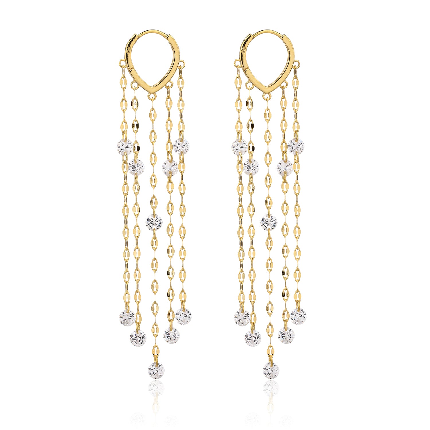 Camila Earrings - ציפוי זהב 14K