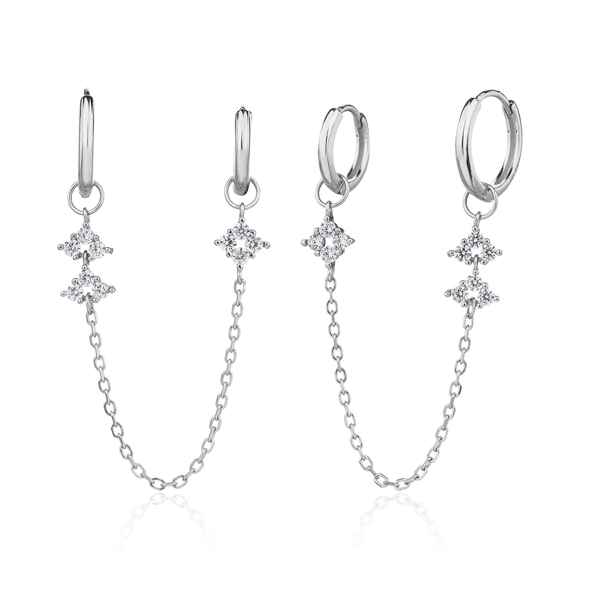 Elora Earrings - כסף אמיתי 925