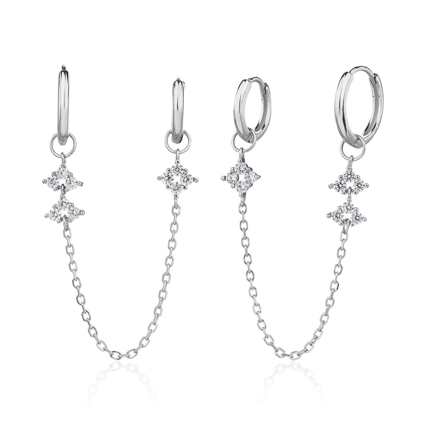 Elora Earrings - כסף אמיתי 925