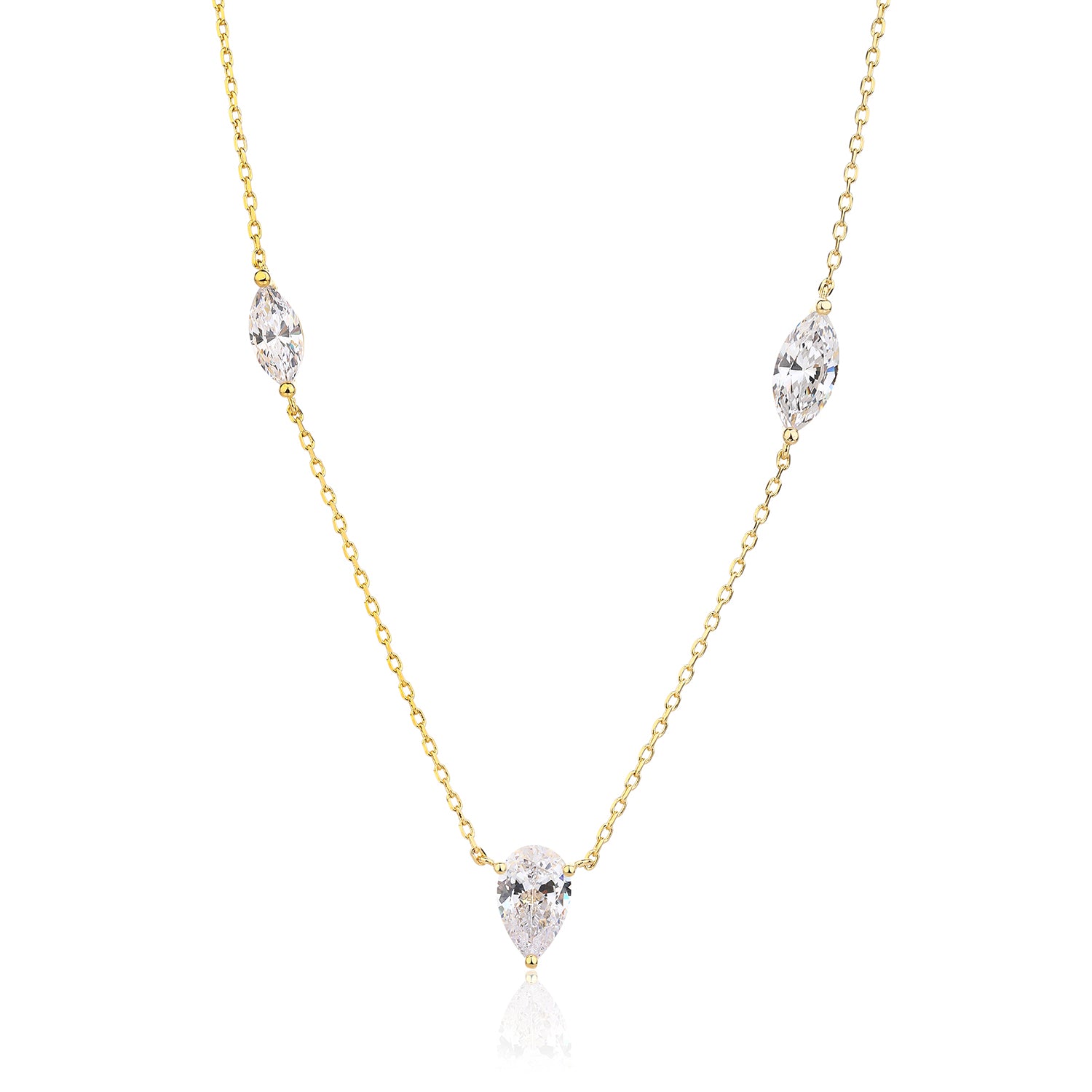 Camille Necklace - ציפוי זהב 14K