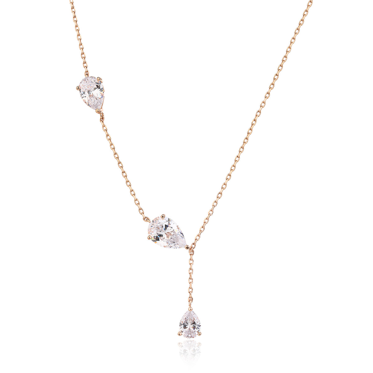 Rosalie Necklace - ציפוי זהב אדום 14K