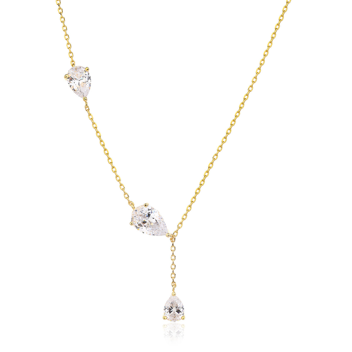 Rosalie Necklace - ציפוי זהב 14K