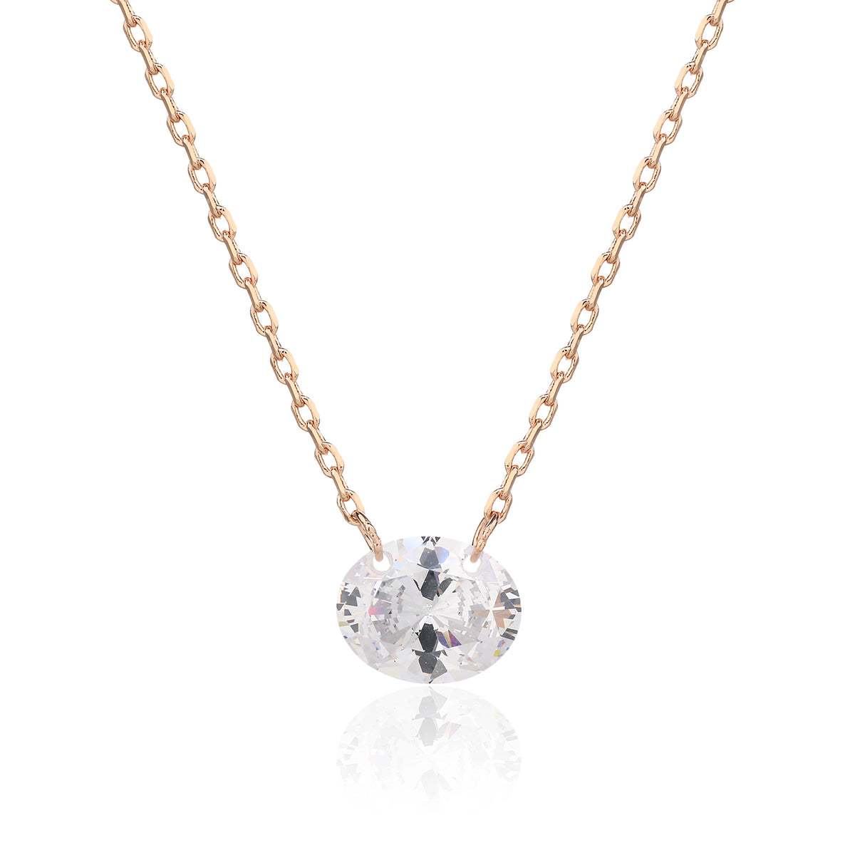 Nina Necklace - ציפוי זהב אדום 14K